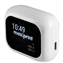 Fone tws bluetooth branco com anc e display touch - maxprint Fone tws bluetooth branco com anc e display touch - maxprint