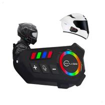 Fone Via Bluetooth para Capacete, Motociclista, Comunicador Moto Prova D'água Ltomex B08