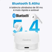Fone Xiaomi Redmi Buds 6 Active Bluetooth 5.4 IPX4 Bateria 30h Portátil Original