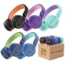Fones AILIHEN i35 para Crianças 20 Unidades com Limite de Volume Fones AILIHEN i35 para Crianças 20 Unidades com Limite de Volume