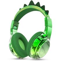 Fones Bluetooth Infantil Dinossauro QearFun 60H Dobráveis