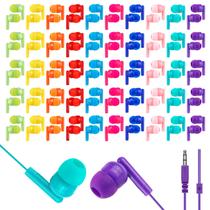 Fones com Fio MENGLALA para Crianças Pacote com 200 Unidades 3,5 mm Fones com Fio MENGLALA para Crianças Pacote com 200 Unidades 3,5 mm