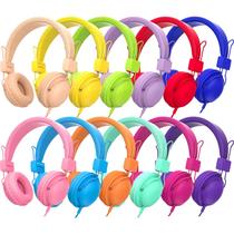 Fones com Fio MIXCU 12 Unidades 3,5mm com Microfone e Limitador de Volume