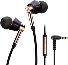 Fones de Ouvido 1MORE Intra-auriculares com Driver Triplo - Alta Resolução - Dourado