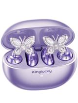 Fones de ouvido abertos Kinglucky ClipFree Butterfly Purple Fones de ouvido abertos Kinglucky ClipFree Butterfly Purple