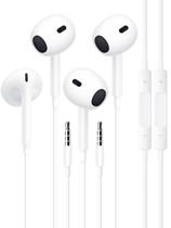 Fones de ouvido ALIANSHENG Fones de ouvido intra-auriculares com fio com microfone