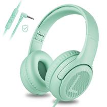 Fones de ouvido Awatrue AT2 Kids com microfone 3+ anos verdes