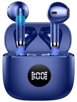 Fones de ouvido Bluetooth 5.3 Jxrev com display LED, reprodução 40H