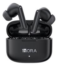 Fones De Ouvido Bluetooth 5.3 Marca 1hora Mic 6h De Musica Cor Preto Luz Azul-aço