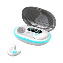 Fones De Ouvido Bluetooth 5.3 TWS PAXA X55 HIFI Som LED Display Confortável Chamada HD