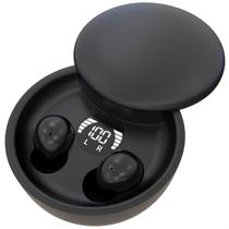 Fones de ouvido Bluetooth 5.4 sem fio MSHUKCOE Mini Invisíveis
