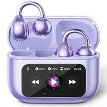 Fones de ouvido Bluetooth 6.0 com clip Otinsile M100, IPX7, roxo Fones de ouvido Bluetooth 6.0 com clip Otinsile M100, IPX7, roxo