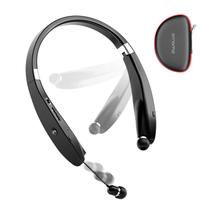 Fones de Ouvido Bluetooth AMORNO com Microfone - Faixa de Pescoço Dobrável Fones de Ouvido Bluetooth AMORNO com Microfone - Faixa de Pescoço Dobrável