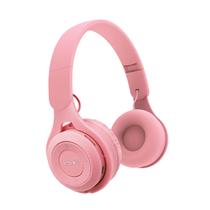 Fones de ouvido Bluetooth Arryes Kids Over-Ear Wireless Pink