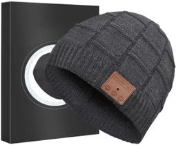 Fones de Ouvido Bluetooth Beanie Hat FULLLIGHT TECH - Cinza Escuro Fones de Ouvido Bluetooth Beanie Hat FULLLIGHT TECH - Cinza Escuro