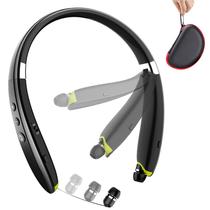 Fones de ouvido Bluetooth BEARTWO SX-990, faixa de pescoço com microfone preto Fones de ouvido Bluetooth BEARTWO SX-990, faixa de pescoço com microfone preto