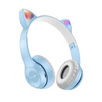 Fones de ouvido Bluetooth Cat Ear Generic Light Blue Wireless 5.0 Fones de ouvido Bluetooth Cat Ear Generic Light Blue Wireless 5.0