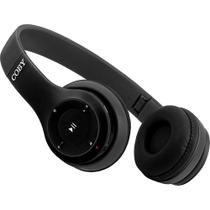 Fones de ouvido Bluetooth Coby Wireless com microfone 5-HR Play recarregáveis