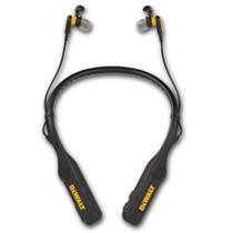 Fones de ouvido Bluetooth DEWALT Neckband 2 em 1 com alto-falante preto