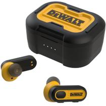 Fones de ouvido Bluetooth DEWALT TWS Jobsite Pro-X1 com estojo tipo C
