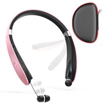 Fones de ouvido Bluetooth Dpvisn, pulseira dobrável, retrátil, dourada Fones de ouvido Bluetooth Dpvisn, pulseira dobrável, retrátil, dourada