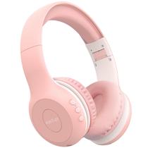 Fones de ouvido Bluetooth EarFun K2 Kids com limite de volume rosa