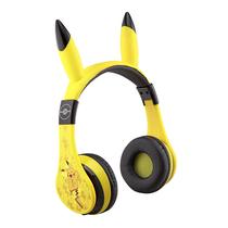 Fones de ouvido Bluetooth eKids Pokemon Kids com microfone amarelo