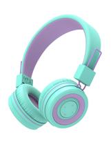 Fones de ouvido Bluetooth iClever BTH02 Kids com MIC 22H verde