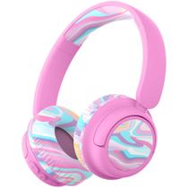 Fones de ouvido Bluetooth iClever BTH22 Kids 60H Play Time Pink