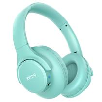 Fones de ouvido Bluetooth KVIDIO Over Ear 65 horas de reprodução verdes