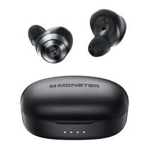 Fones de ouvido Bluetooth Monster Wireless Earbuds com USB-C preto