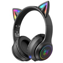 Fones de ouvido Bluetooth ONITOON Cat Ear 55H Play Time Black Fones de ouvido Bluetooth ONITOON Cat Ear 55H Play Time Black