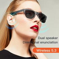 Fones de ouvido Bluetooth para esportes ao ar livre e óculos de sol Erilles F06