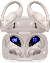 Fones de ouvido Bluetooth PocBuds 80hrs Playtime com carregamento sem fio
