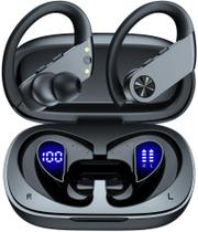 Fones de ouvido Bluetooth PocBuds Wireless Earbuds pretos