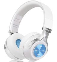 Fones de ouvido Bluetooth Riwbox XBT-880 - branco e azul