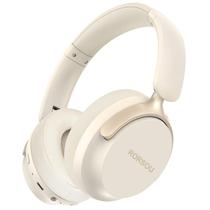Fones de ouvido Bluetooth RORSOU B8 Over Ear 50H Playtime Beige