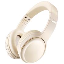 Fones de ouvido Bluetooth sem fio Bingozones SN-A2 com microfone bege