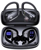 Fones de ouvido Bluetooth sem fio bmani com 80h de reprodução e estojo com LED Fones de ouvido Bluetooth sem fio bmani com 80h de reprodução e estojo com LED