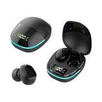 Fones De Ouvido Bluetooth Sem Fio Com Cancelamento De Ruído Display LED TWS Com Microfone