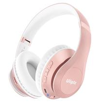 Fones de Ouvido Bluetooth Sem Fio Uliptz - 65 Horas de Reprodução - Rose Gold