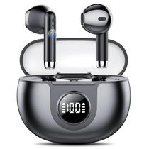 Fones de ouvido Bluetooth taopodo S24 Wireless Earbuds IPX7 pretos