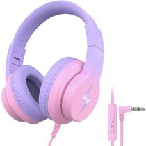 Fones de ouvido Candy Bila Kids Wired com microfone 85/94dB vermelho Fones de ouvido Candy Bila Kids Wired com microfone 85/94dB vermelho