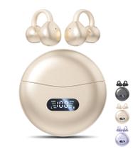 Fones de ouvido clip-on com bateria Jacuate Open Ear Bluetooth 5.4 60H
