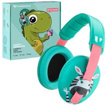 Fones de ouvido com cancelamento de ruído Vanderfields Baby Ziggy Zebra