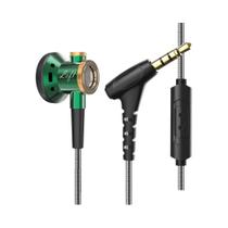 Fones De Ouvido Com Fio 9D HIFI Com Graves Potentes, Conector 3.5mm AUX/Tipo C, Microfone HD,
