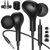 Fones de ouvido com fio ACANDYA para iPod Chromebook, laptop, PC, conector de 3,5 mm