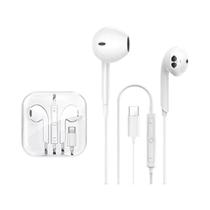 Fones De Ouvido Com Fio Apple iPhone 16 15 14 13 12 11 pro Max 35mm In-Ear Estéreo Acessórios