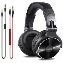 Fones de ouvido com fio Boytone BT-10BK supra-auriculares com drivers de 50 mm Fones de ouvido com fio Boytone BT-10BK supra-auriculares com drivers de 50 mm