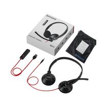 Fones De Ouvido Com Fio Com Cancelamento De Ruído E Microfone Para Laptop, PC, Computador, Zoom,